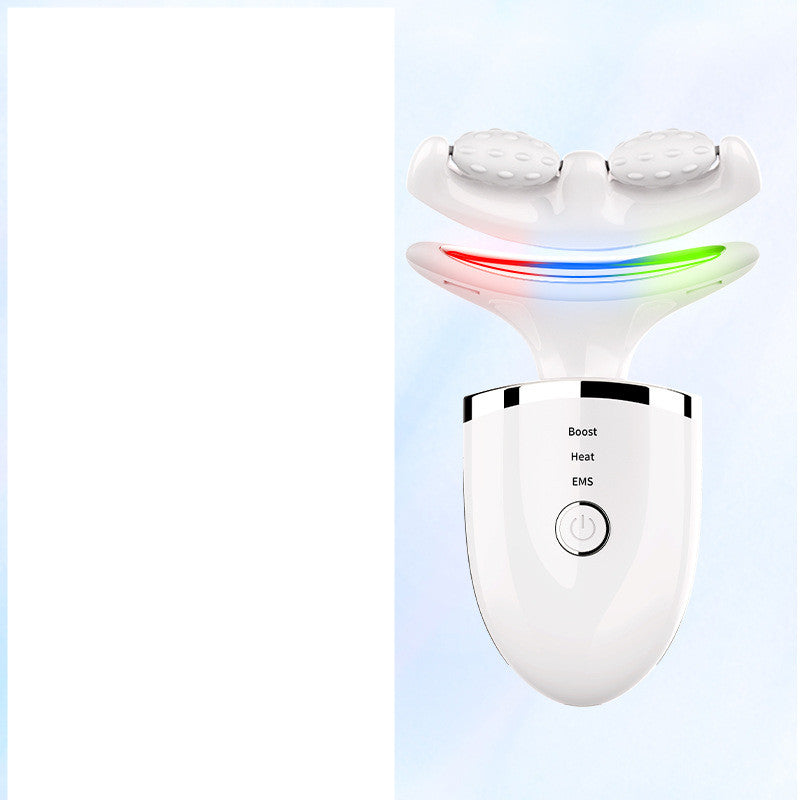 IPL Neck Beauty Device, Heated Neck Massager for Wrinkle Reduction, Skin Tightening & Anti-Aging Neck Lift