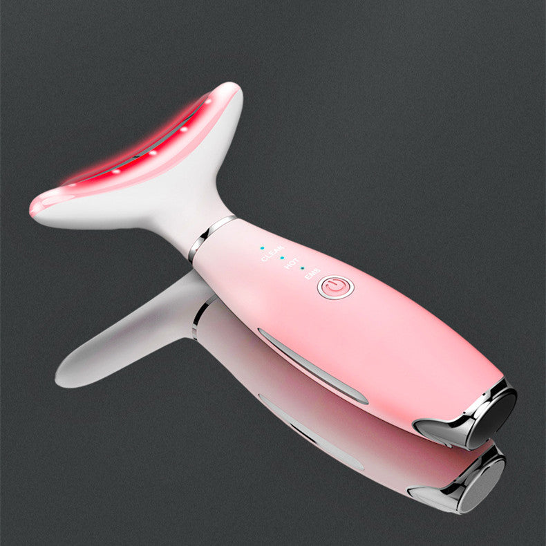 IPL Neck Beauty Device, Heated Neck Massager for Wrinkle Reduction, Skin Tightening & Anti-Aging Neck Lift