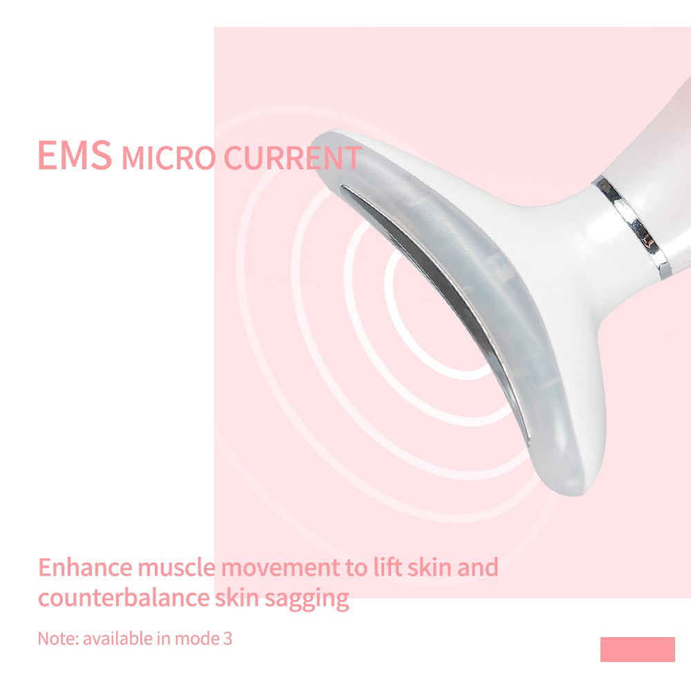 IPL Neck Beauty Device, Heated Neck Massager for Wrinkle Reduction, Skin Tightening & Anti-Aging Neck Lift