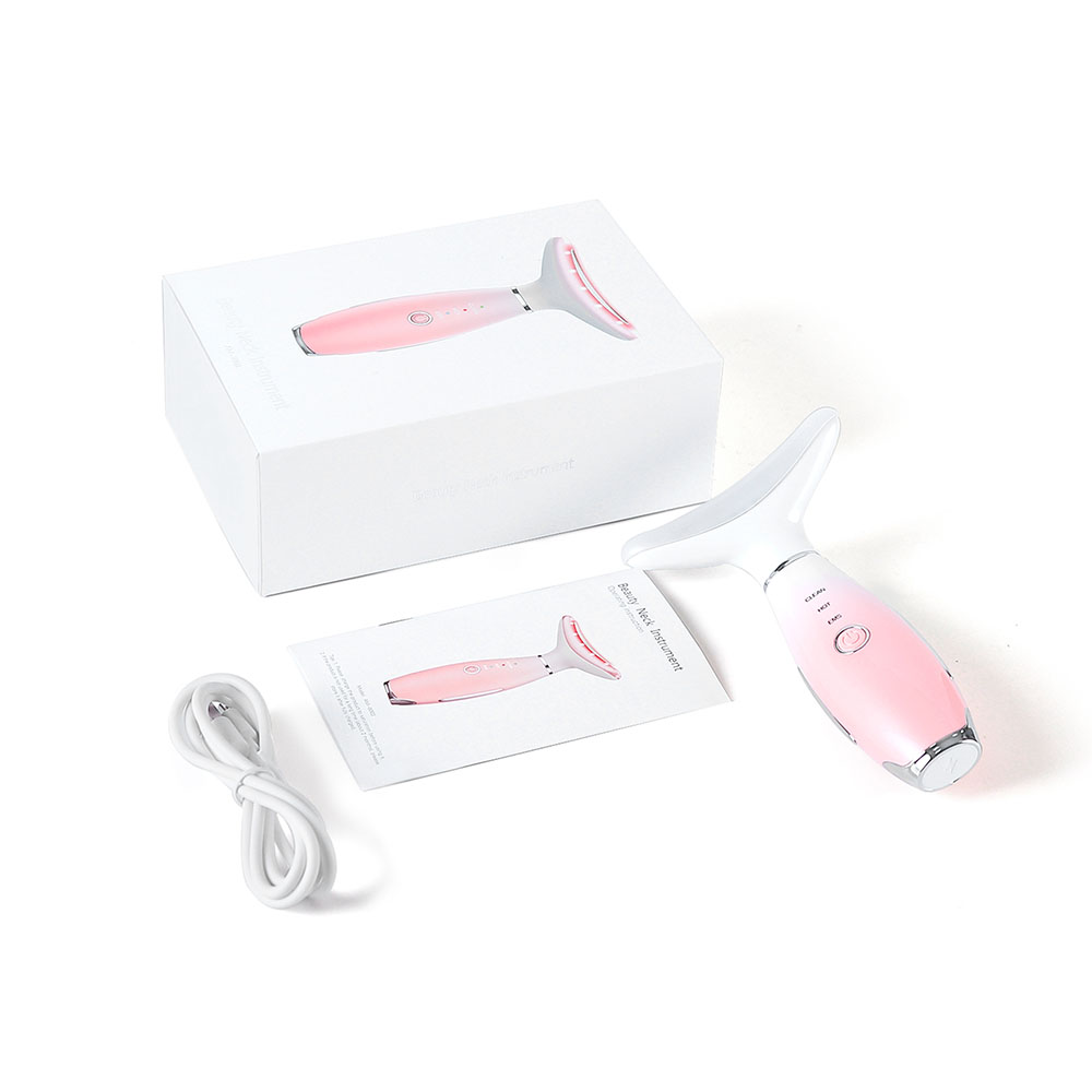 IPL Neck Beauty Device, Heated Neck Massager for Wrinkle Reduction, Skin Tightening & Anti-Aging Neck Lift