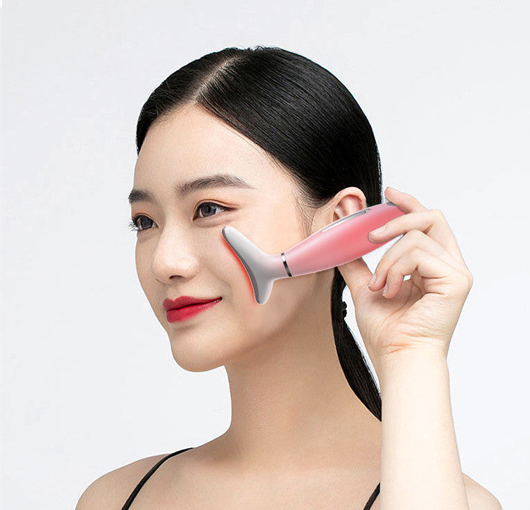 IPL Neck Beauty Device, Heated Neck Massager for Wrinkle Reduction, Skin Tightening & Anti-Aging Neck Lift